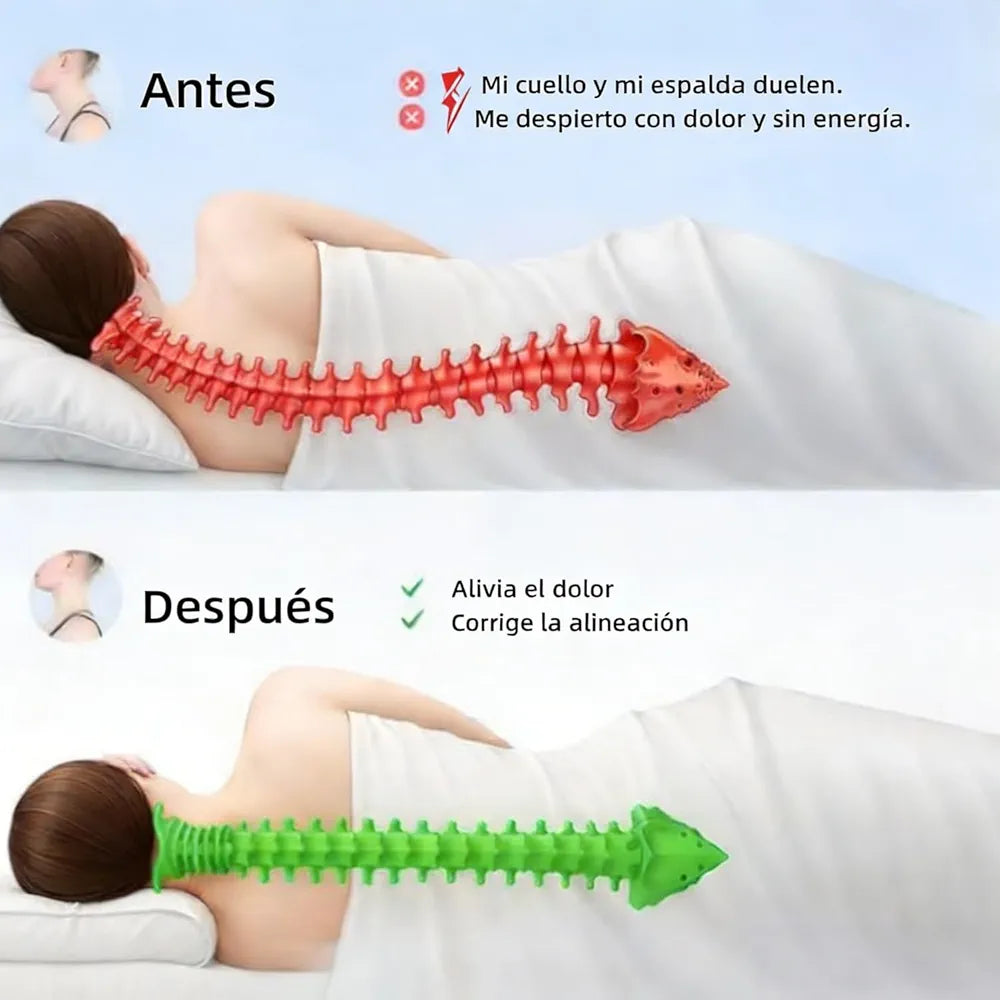 Almohada Cervical de espuma viscoelástica, 2 en 1